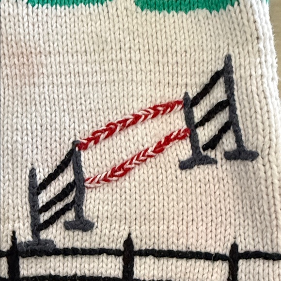 Vintage California Sweaters Kentucky Derby Sweater Peru - Picture 6 of 9